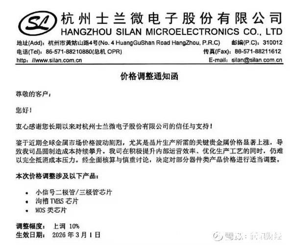 华润微、士兰微、英飞凌等多家半导体厂商涨价！